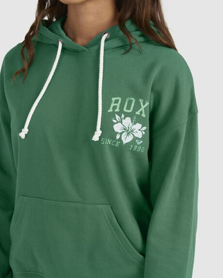 VERDENT GREEN WOMENS CLOTHING ROXY HOODIES - URJFT03190-GSJ0