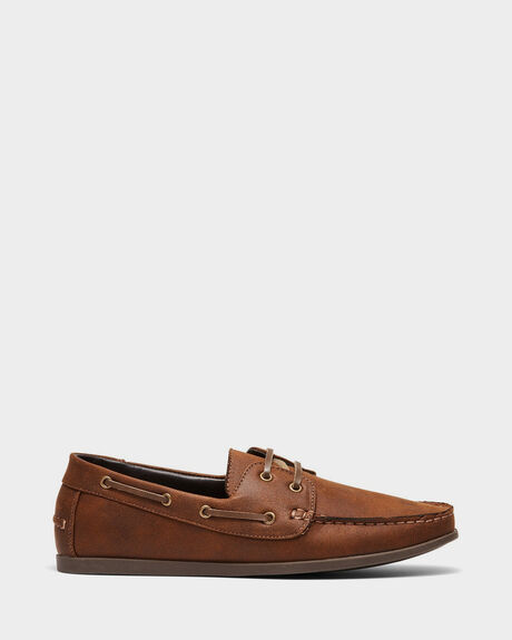 TAN MENS FOOTWEAR UNCUT FASHION SHOES - MDEC1905TAN