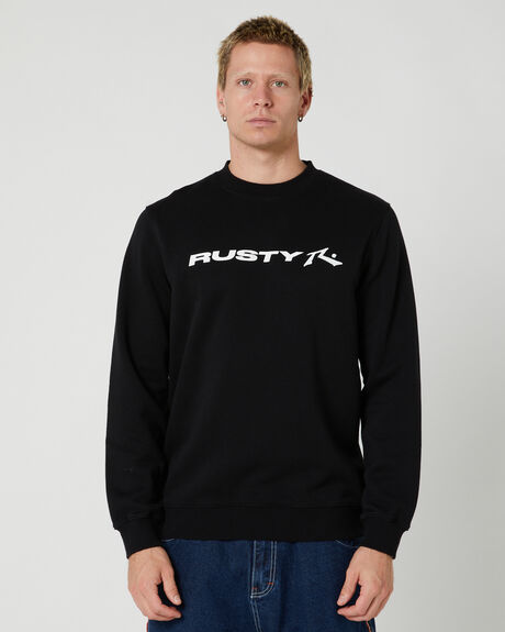 BLACK/WHITE MENS CLOTHING RUSTY JUMPERS - FTM1100-BWT