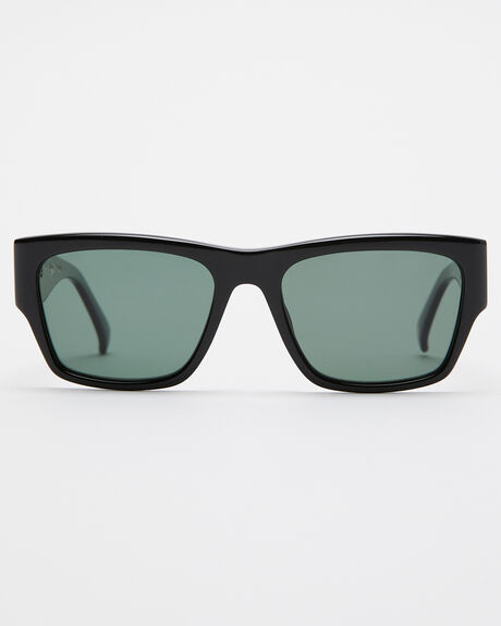 RECYCLED BLACK GREEN MENS ACCESSORIES RAEN SUNGLASSES - 100M231RUFS762
