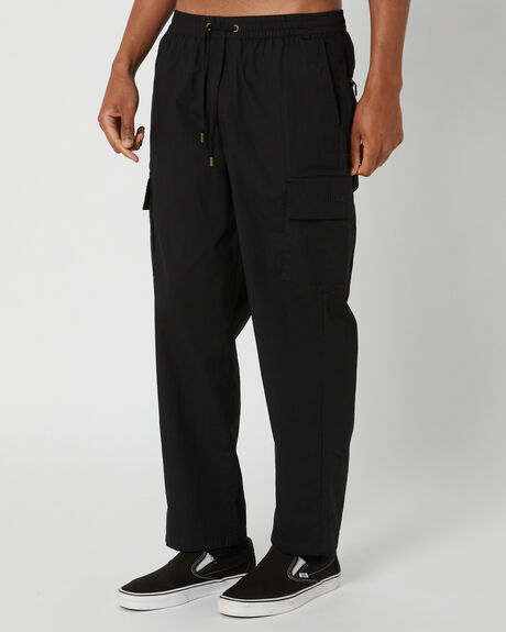 BLACK MENS CLOTHING FORMER PANTS - FPA-22401BLK