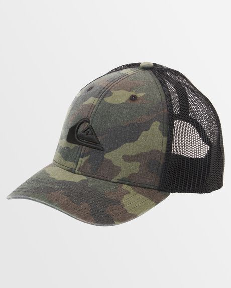 CAMO MENS ACCESSORIES QUIKSILVER HEADWEAR - AQYHA04793-GRA0