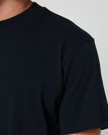 BLACK MENS CLOTHING FORMER T-SHIRTS + SINGLETS - FTE-23427-BLK