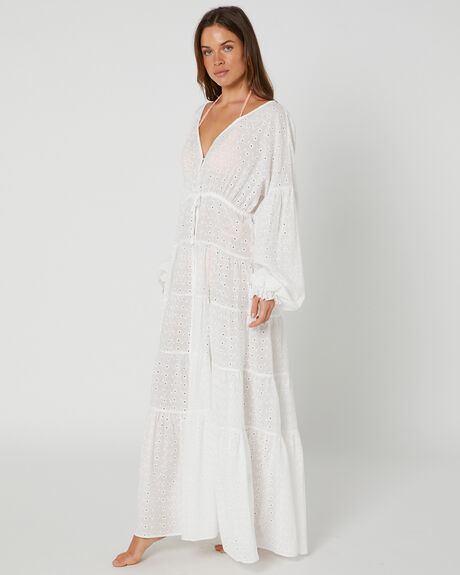 WHITE WOMENS CLOTHING SNDYS DRESSES - SFD732WHT