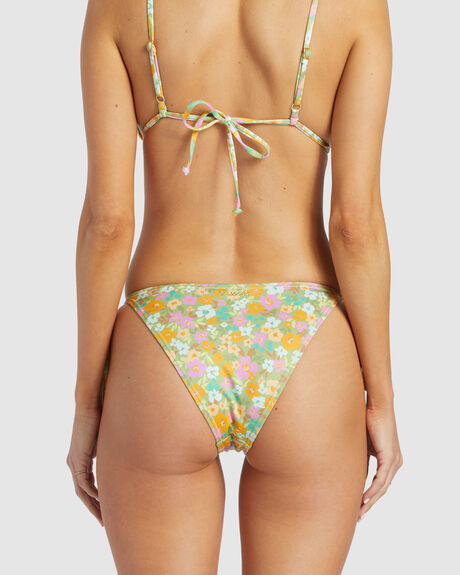 PALM GREEN WOMENS SWIMWEAR BILLABONG BIKINI BOTTOMS - ABJX400952-GJE0