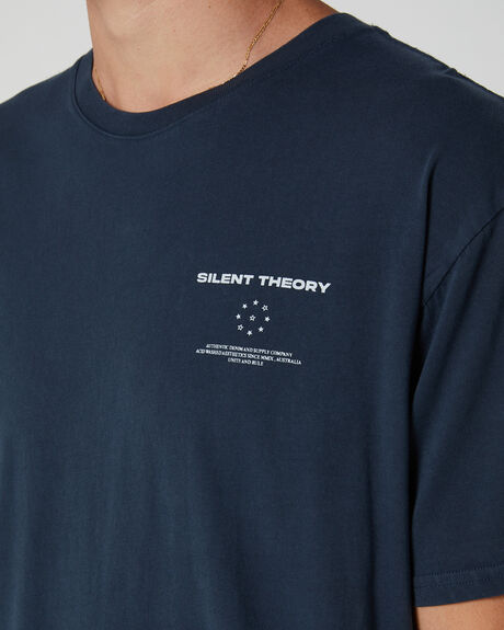 NAVY MENS CLOTHING SILENT THEORY T-SHIRTS + SINGLETS - 4028030NAVY