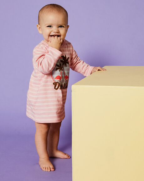 PINK STRIPE KIDS BABY PUMPKIN PATCH CLOTHING - 20B8006DPNKST