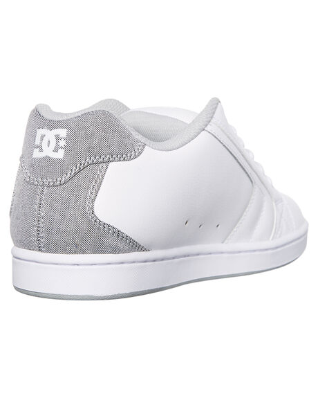 WHITE WHITE LT GREY MENS FOOTWEAR DC SHOES SNEAKERS - 302297WWL