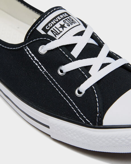 Converse Womens Chuck Taylor All Star Ballet Lace Shoe - Black | SurfStitch