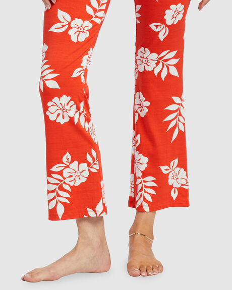 RED ALOHA WOMENS CLOTHING BILLABONG PANTS - ABJNP00218-RPZ0