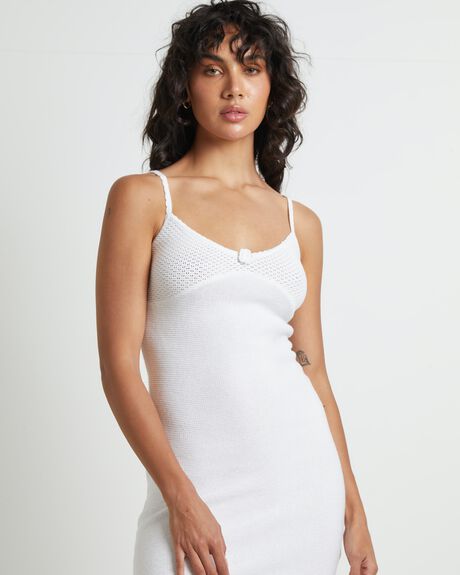 WHITE WOMENS CLOTHING INSIGHT DRESSES - 1000105597-WHT-XXS