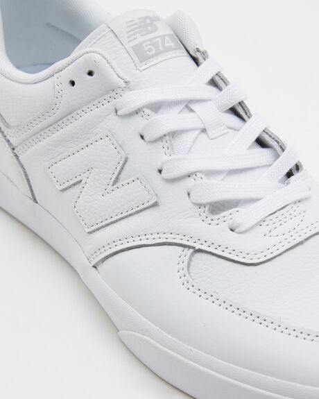 WHITE WHITE MENS FOOTWEAR NEW BALANCE SNEAKERS - NM574VCG