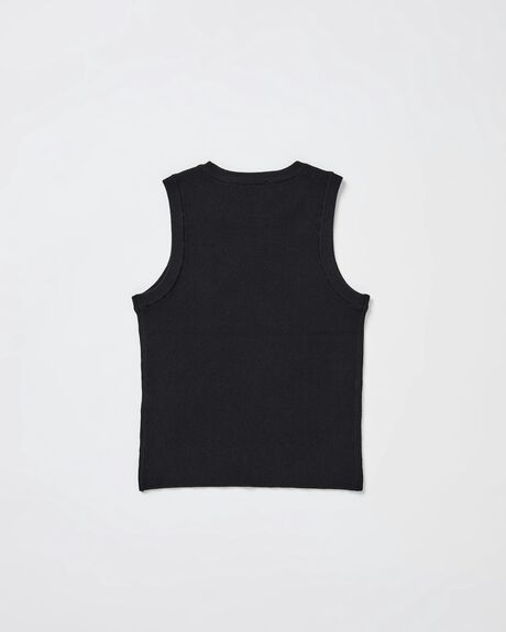 BLACK KIDS YOUTH GIRLS GENERAL PANTS CO. BASICS TOPS - 1000104897-BLK-8-9