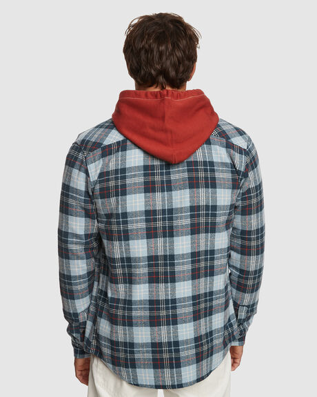 MIDNIGHT NAVY MENS CLOTHING QUIKSILVER SHIRTS - EQYWT04496-BSL1