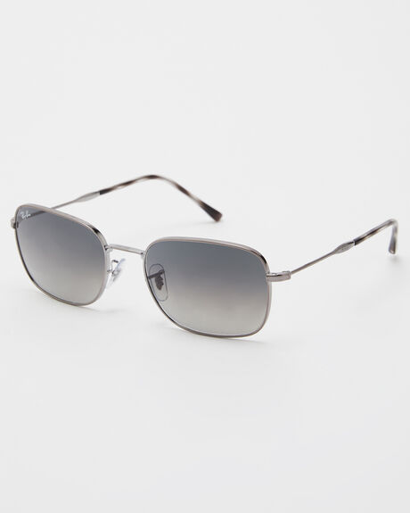 GUNMETAL MENS ACCESSORIES RAY-BAN SUNGLASSES - 0RB3706-00471