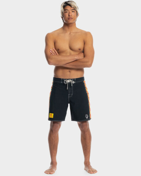 BLACK MENS CLOTHING QUIKSILVER BOARDSHORTS - EQYBS04753-KVJ7