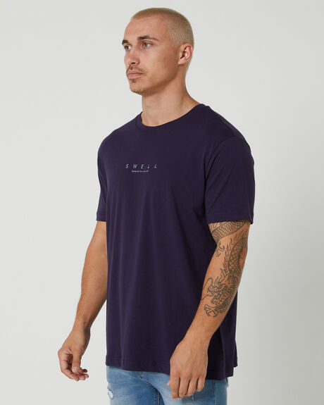 NAVY MENS CLOTHING SWELL T-SHIRTS + SINGLETS - SWMS23208NVY