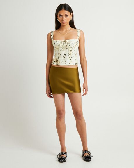 GREEN WOMENS CLOTHING ALICE IN THE EVE SKIRTS - ALWS24280-ASST