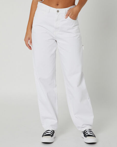 WHITE WOMENS CLOTHING DR DENIM PANTS - 2230105199