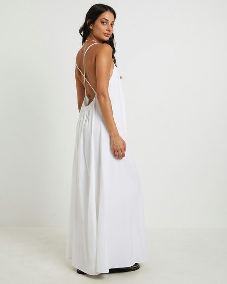 WHITE WOMENS CLOTHING SUBTITLED DRESSES - 1000106540-WHT-XXS