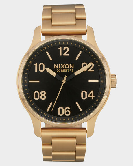 GOLD BLACK MENS ACCESSORIES NIXON WATCHES - A1242513