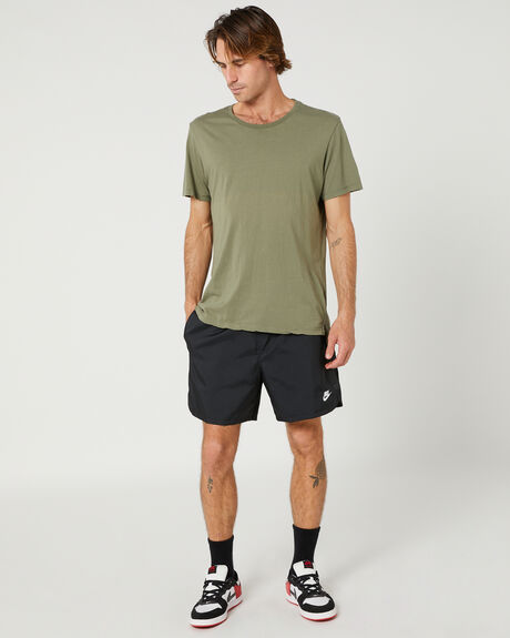 BLACK WHITE MENS CLOTHING NIKE SHORTS - DM6829010