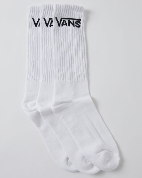 WHITE MENS ACCESSORIES VANS SOCKS + UNDERWEAR - VN-0XSEWHTWHT