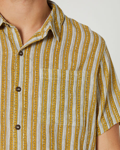 SUN STRIPE LEMONADE MENS CLOTHING ROLLAS SHIRTS - 15752-4864