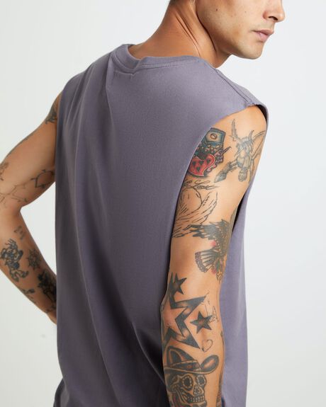 GREY MENS CLOTHING GENERAL PANTS CO. BASICS T-SHIRTS + SINGLETS - 1000105460-GRY-S