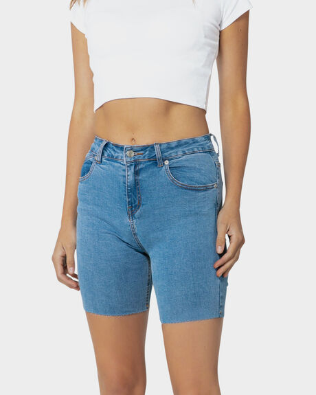 BLUE WOMENS CLOTHING ONEBYONE SHORTS - OBO-952-10