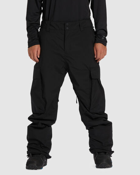 BLACK SNOW MENS BILLABONG SNOW PANTS - ABYTP00103-BLK