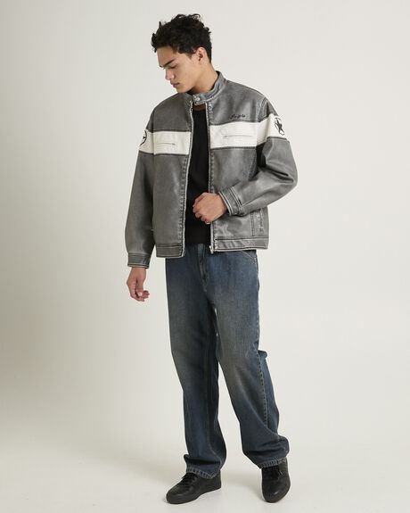 BLACK MENS CLOTHING INSIGHT COATS + JACKETS - INMW25839-BLK-S