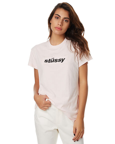 PINK WOMENS CLOTHING STUSSY TEES - ST175003PINK