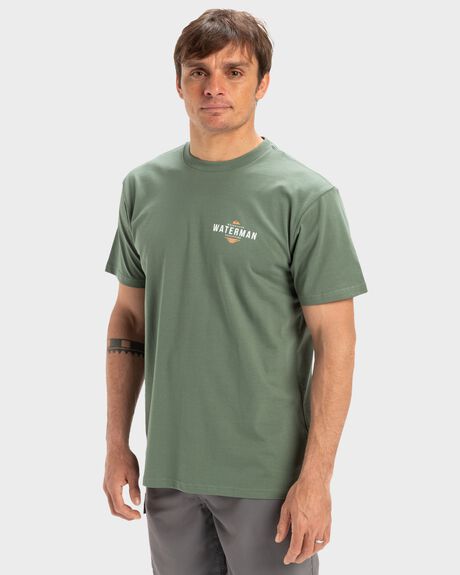 LAUREL WREATH MENS CLOTHING QUIKSILVER T-SHIRTS + SINGLETS - UQMZT03296-GNB0