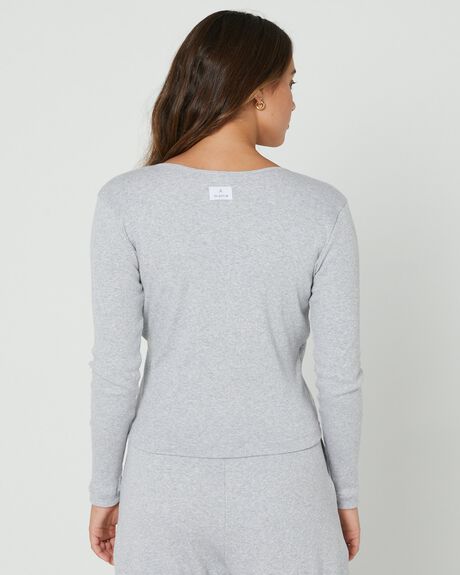 GREY WOMENS ACTIVEWEAR DK ACTIVE TOPS - DK11-031-GRY-XS