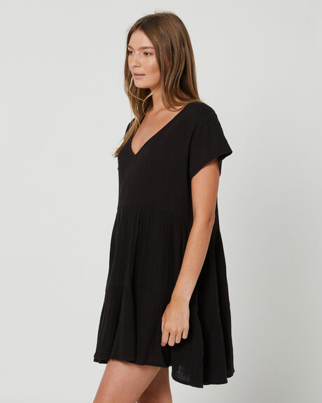 BLACK WOMENS CLOTHING RIP CURL DRESSES - GDRFW90090