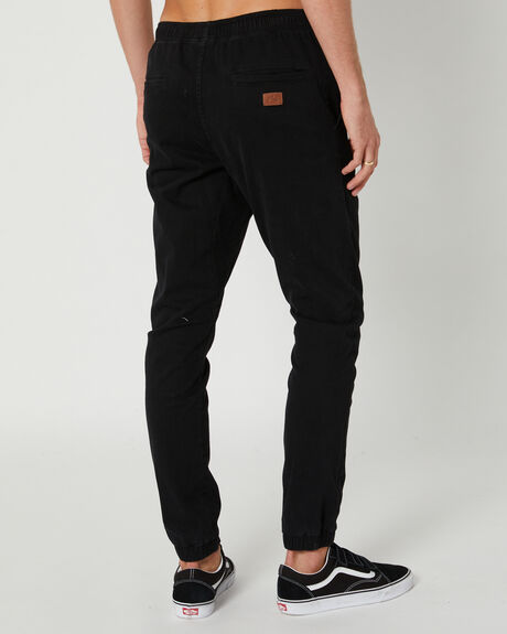 BLACK MENS CLOTHING RUSTY PANTS - PAM0690BLK