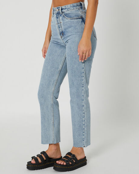 GARAGE BLUE WOMENS CLOTHING THRILLS JEANS - WTDP-431EGBLU