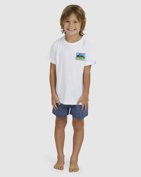 WHITE KIDS BOYS QUIKSILVER TOPS - UQKZT03342-WBB0