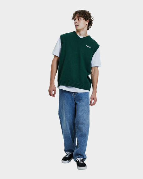 EMERALD GREEN MENS CLOTHING SPENCER PROJECT KNITS + CARDIGANS - 46491800026