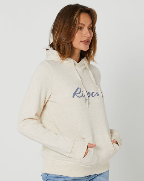 OATMEAL MARLE WOMENS CLOTHING RIP CURL HOODIES - 00EWFL8526