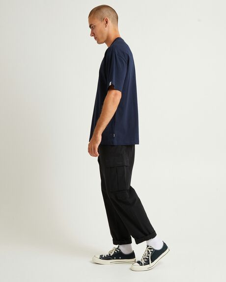 NAVY MENS CLOTHING SPENCER PROJECT T-SHIRTS + SINGLETS - SPMW24211-NVY-S