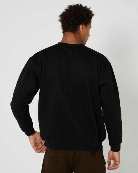 BLACK MENS CLOTHING FORMER JUMPERS - FFL-23101BLK