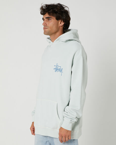 TRANQUIL BLUE MENS CLOTHING STUSSY HOODIES - ST035203TBLUE