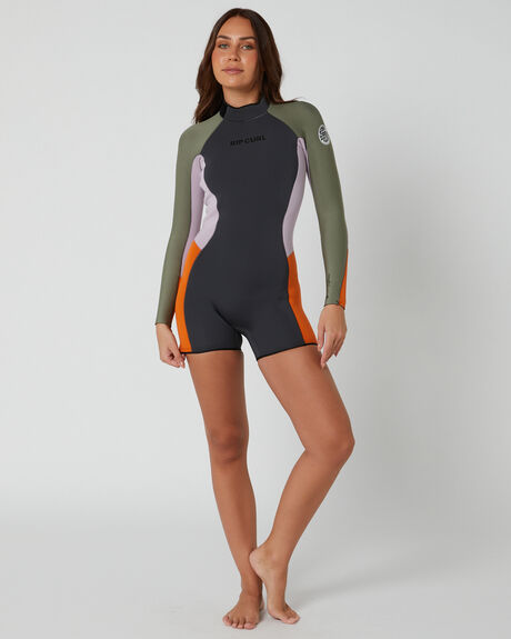 CHARCOAL SURF WOMENS RIP CURL SPRINGSUITS - 133WSP8059
