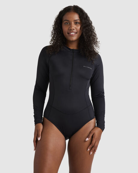 Billabong Sundays Womens Rash Vest Black SurfStitch