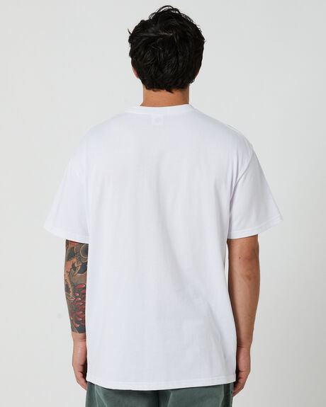 SOLID WHITE MENS CLOTHING XLARGE T-SHIRTS + SINGLETS - XL024W1004-WHI