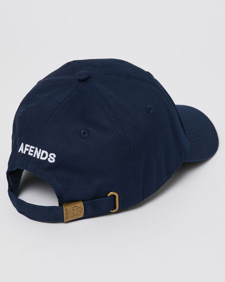 NAVY MENS ACCESSORIES AFENDS HEADWEAR - A230600-NVY