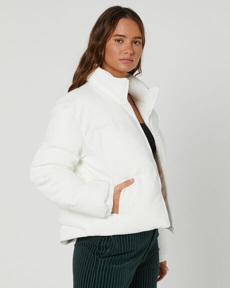 WHITE WOMENS CLOTHING RUSTY JACKETS - JKL0458-WHT