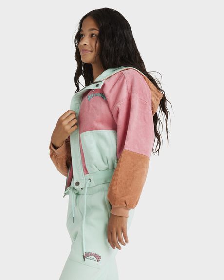 MULTI KIDS YOUTH GIRLS BILLABONG JACKETS - UBGJK00105-MUL